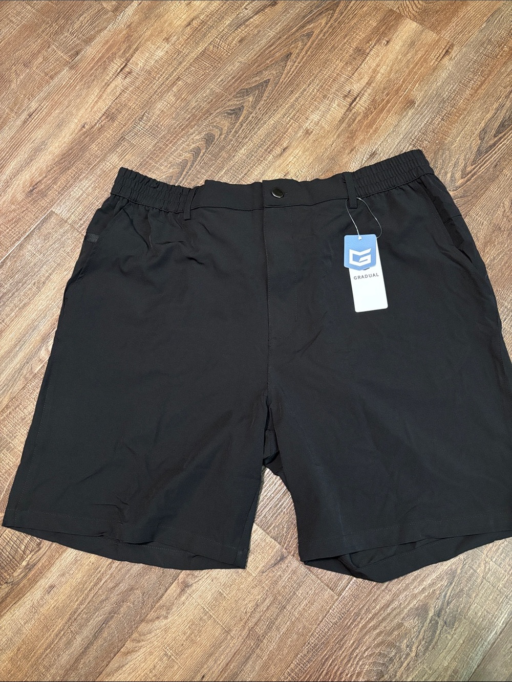 Gradual Men's Black Performance Golf  Shorts. NWT